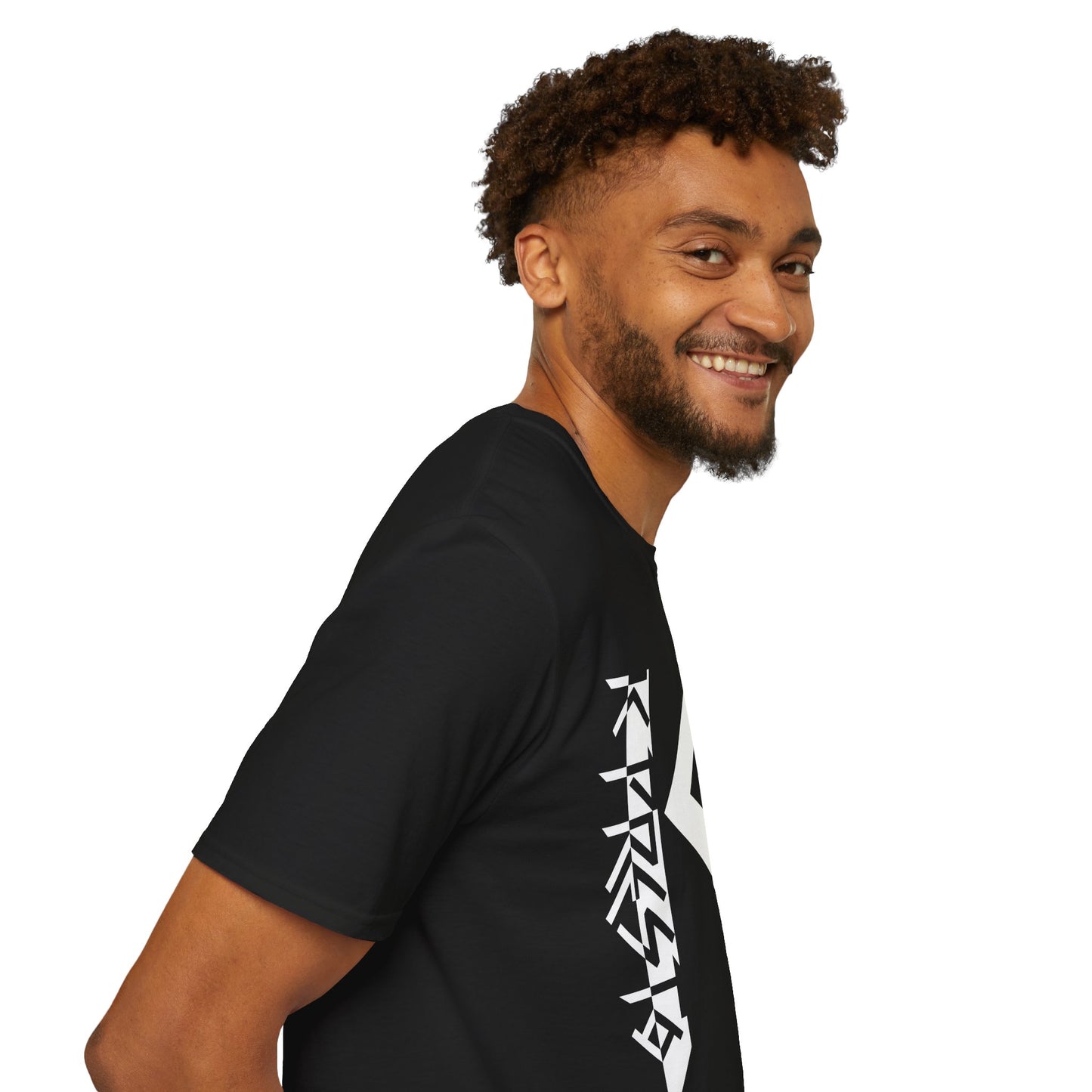 K Presto Vertical Logo Softstyle Tee