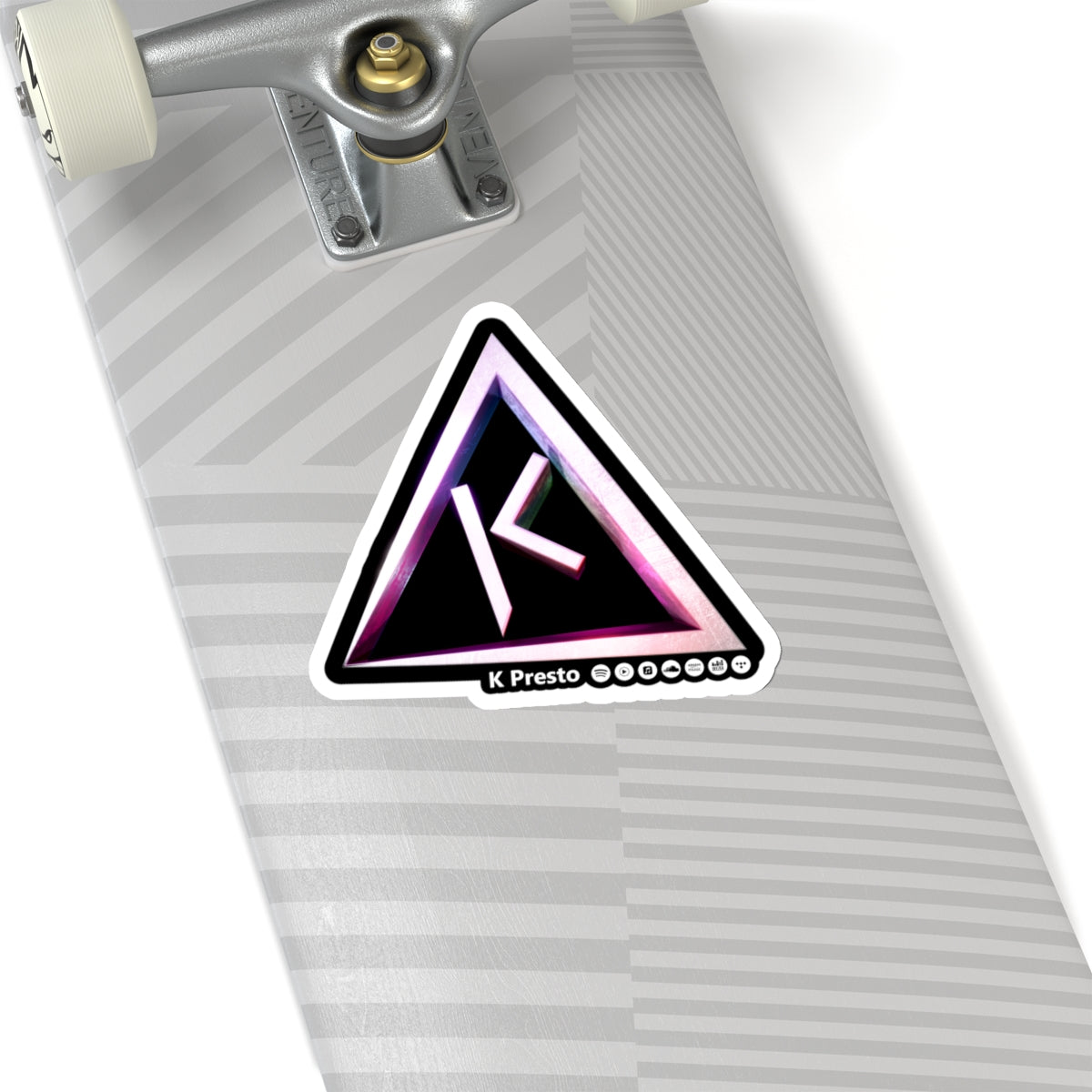 K Presto Kolorful Logo Sticker + DONATION