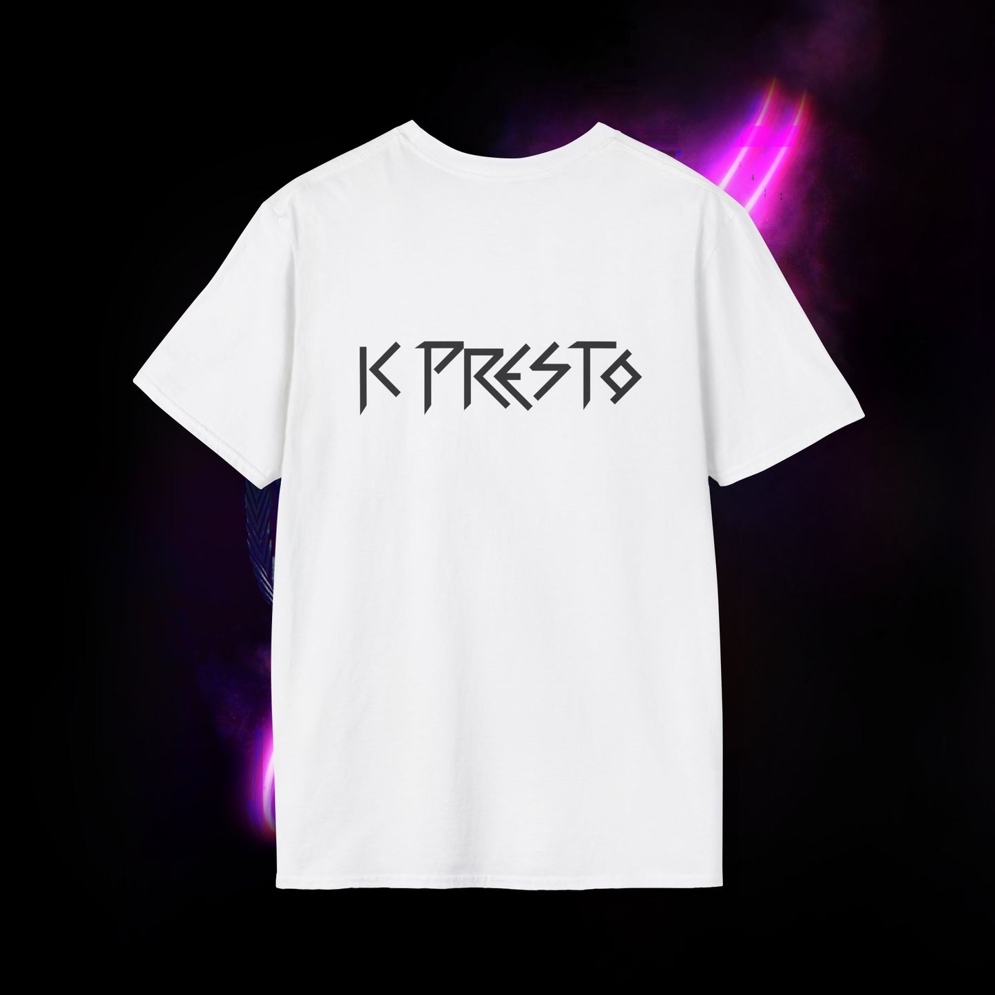 K Presto Vertical Logo Softstyle Tee