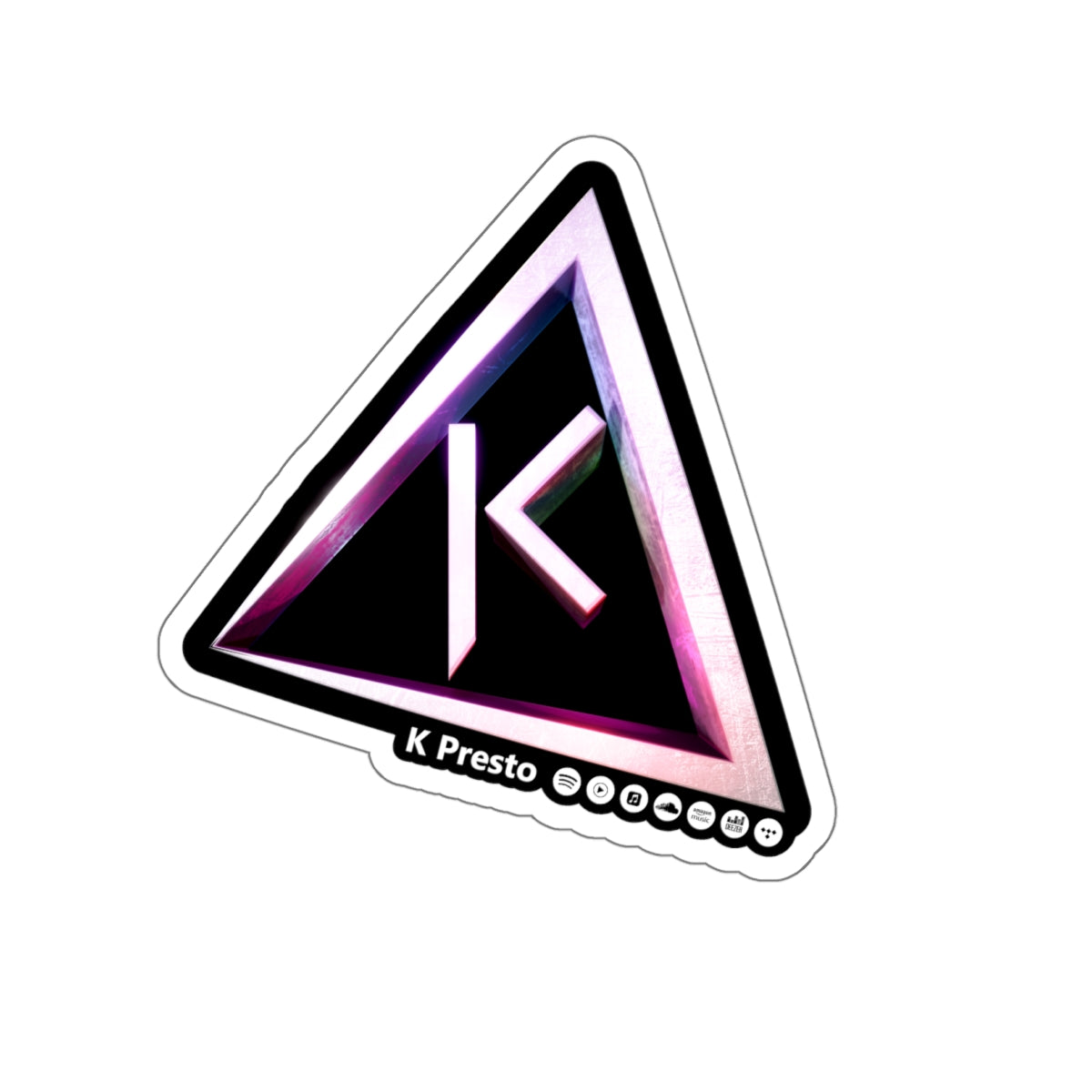 K Presto Kolorful Logo Sticker + DONATION