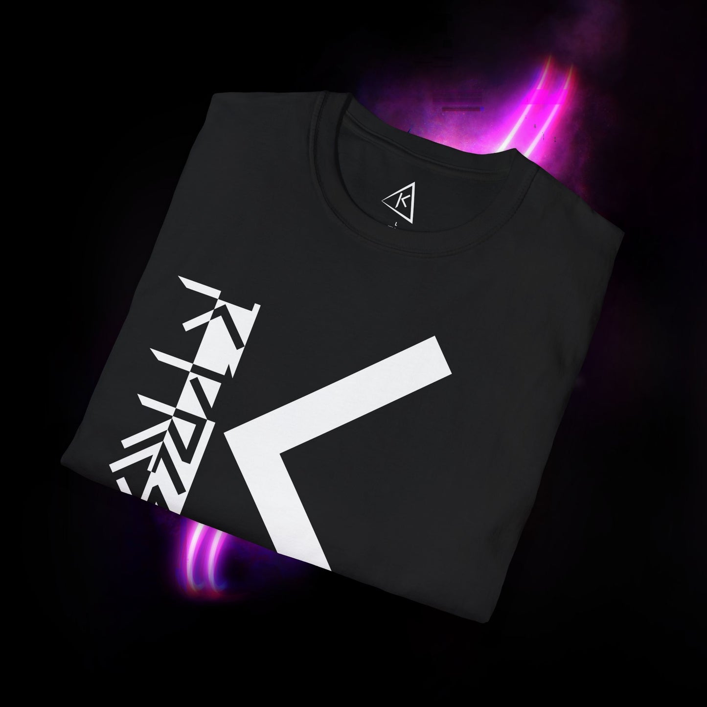 K Presto Vertical Logo Softstyle Tee