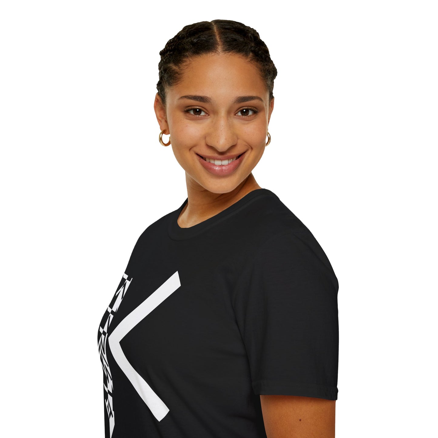 K Presto Vertical Logo Softstyle Tee
