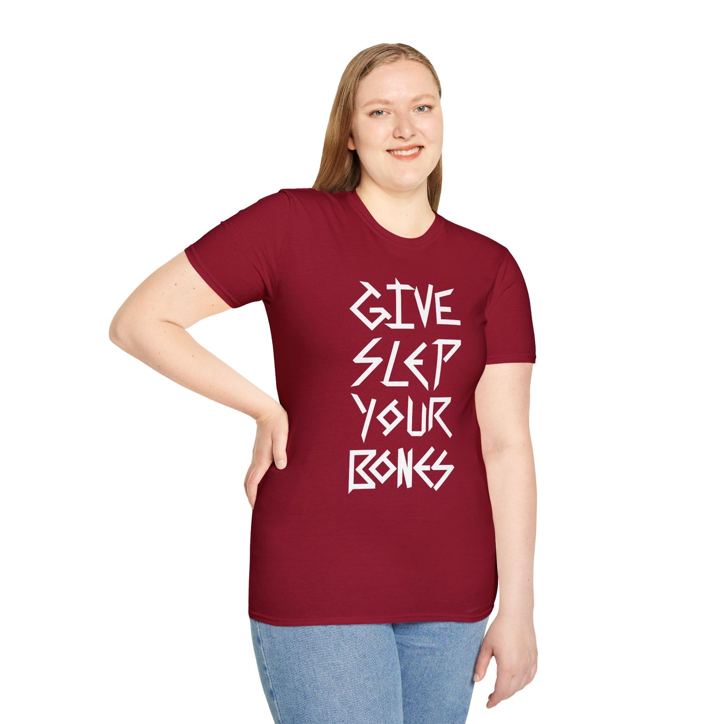 GIVE SLEP YOUR BONES Softstyle Tee