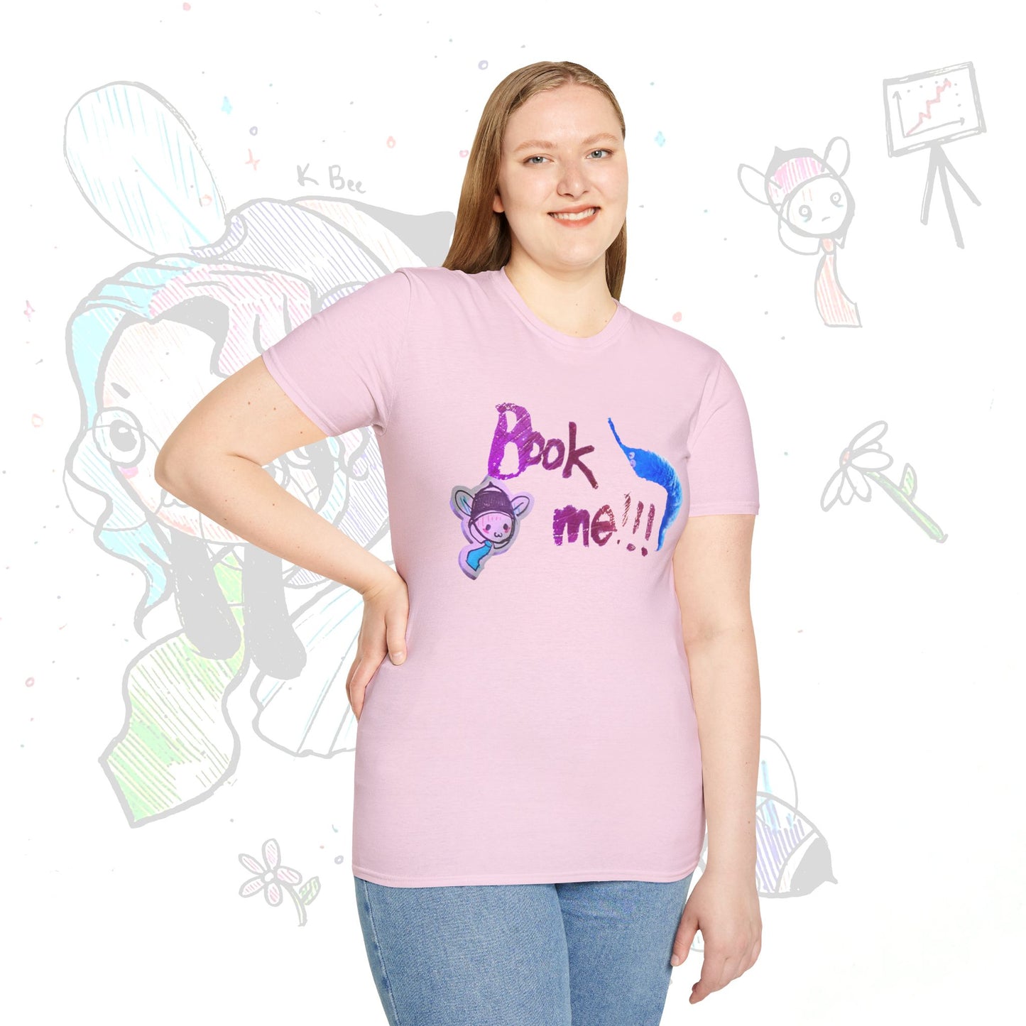 Book Me!!! Softstyle Tee