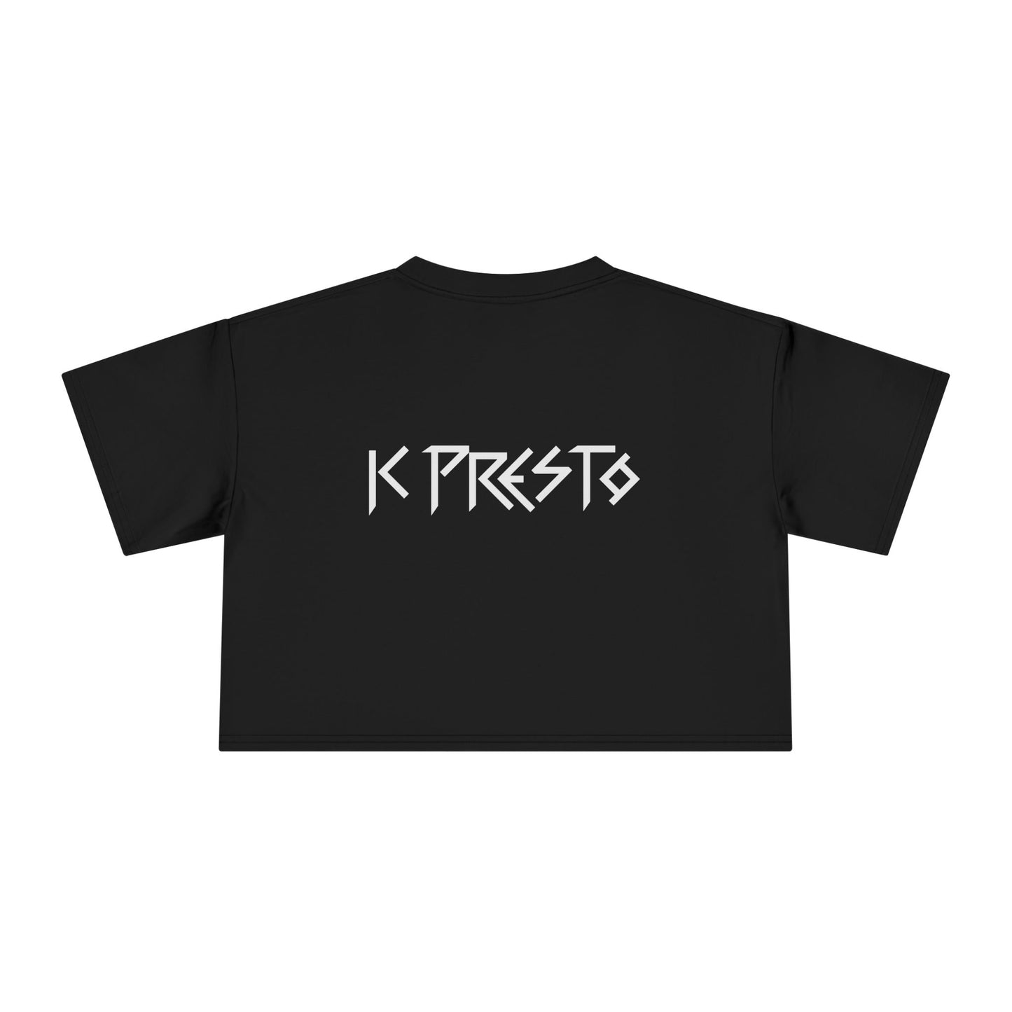 K Presto Vertical Logo Crop Tee