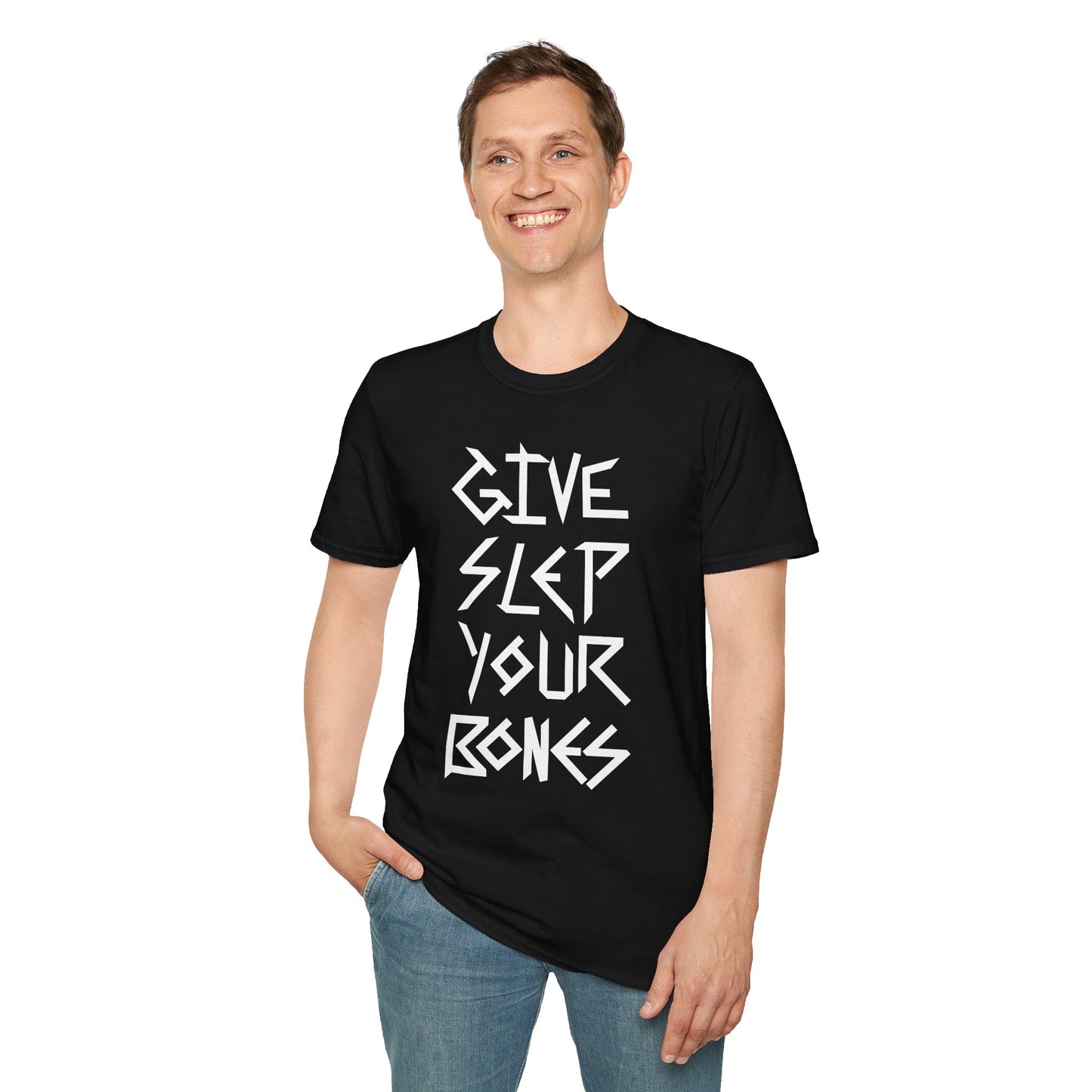 GIVE SLEP YOUR BONES Softstyle Tee