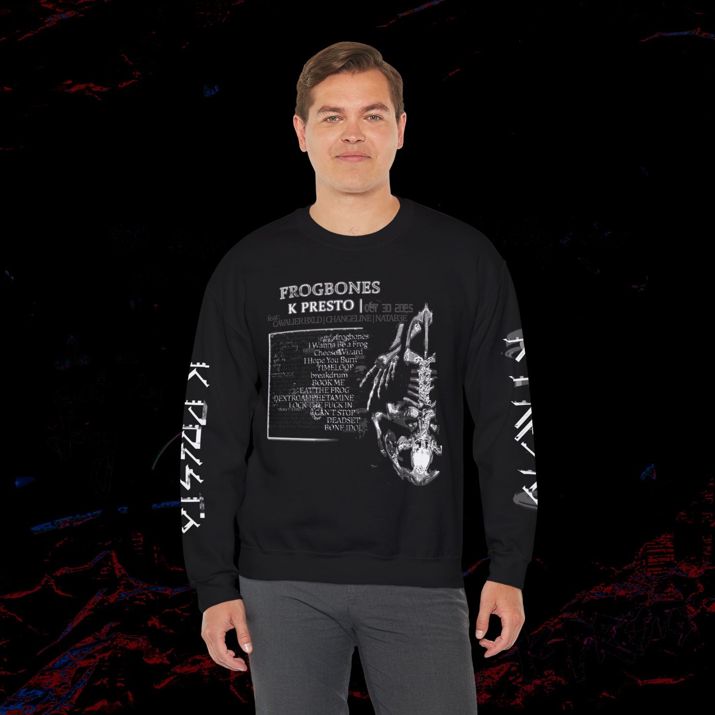 FROGBONES Deluxe Vertical Logo Longsleeve