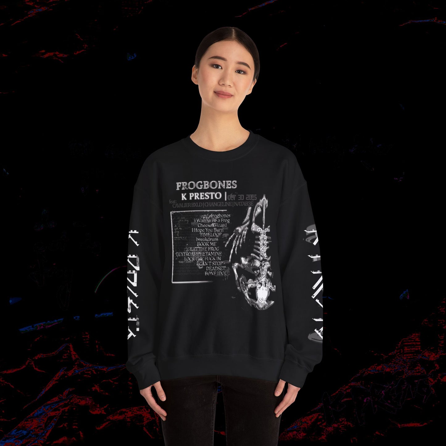 FROGBONES Deluxe Vertical Logo Longsleeve