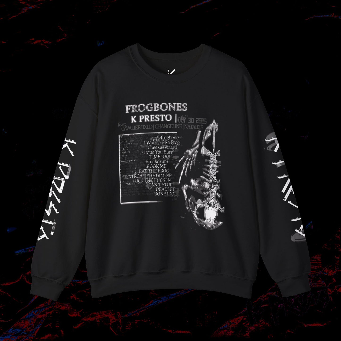 FROGBONES Deluxe Vertical Logo Longsleeve